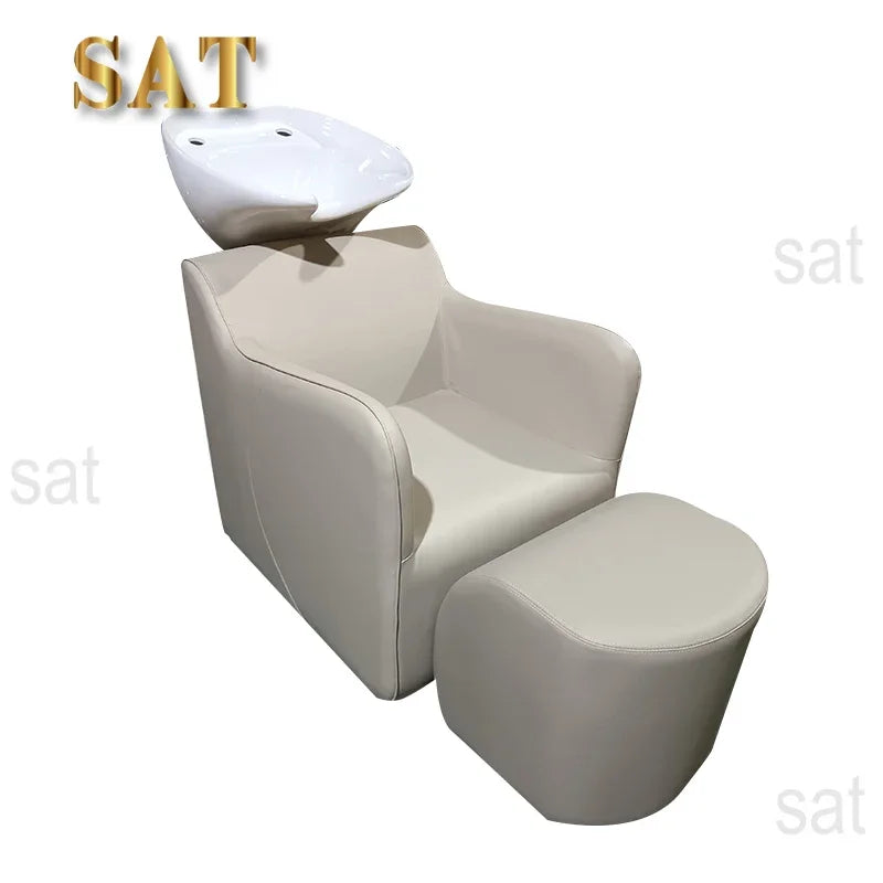 -Very Beautiful Grey Shampoo Bowl Washing Salon Shampoo Chair