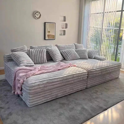 Wholesale Modern Living Room Furniture L-Shaped Compression Sofa Bed Combination