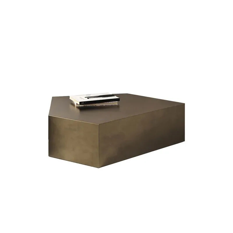Nordic Stainless Steel Coffee Tables for Living Room Furniture Sofa Side Table Household Small Apartment Designer Coffee Table