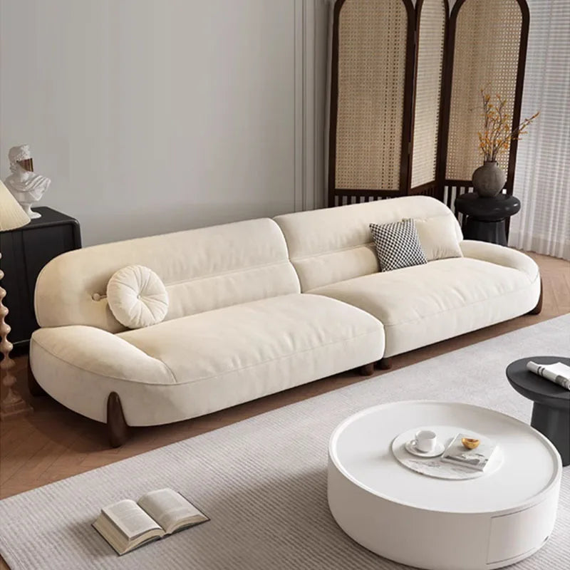 Elegant Luxury Sofa Living Room Inflatble Trendy Comfortable Design Sofa Relaxing Floor Modern Apartment Muebles Hotel Furniture