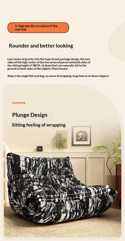 Lazy Sofa Reclining Sleeping Bedroom Small Sofa Bedside Tatami Leisure Chair Living Room Sofa