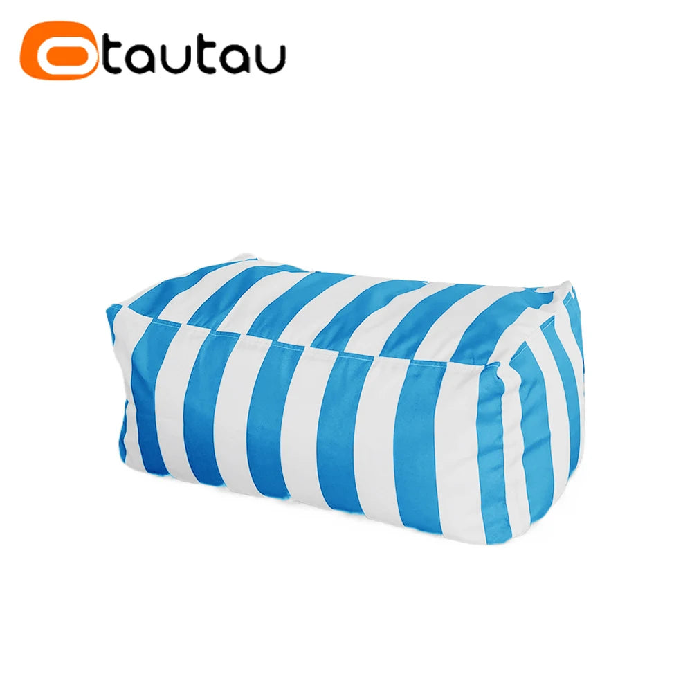 OTAUTAU Outdoor Bean Bag Cover Beach Swim Pool Lounger SF464【No Filler Inside! You Need To Buy Filler By Yourself !】