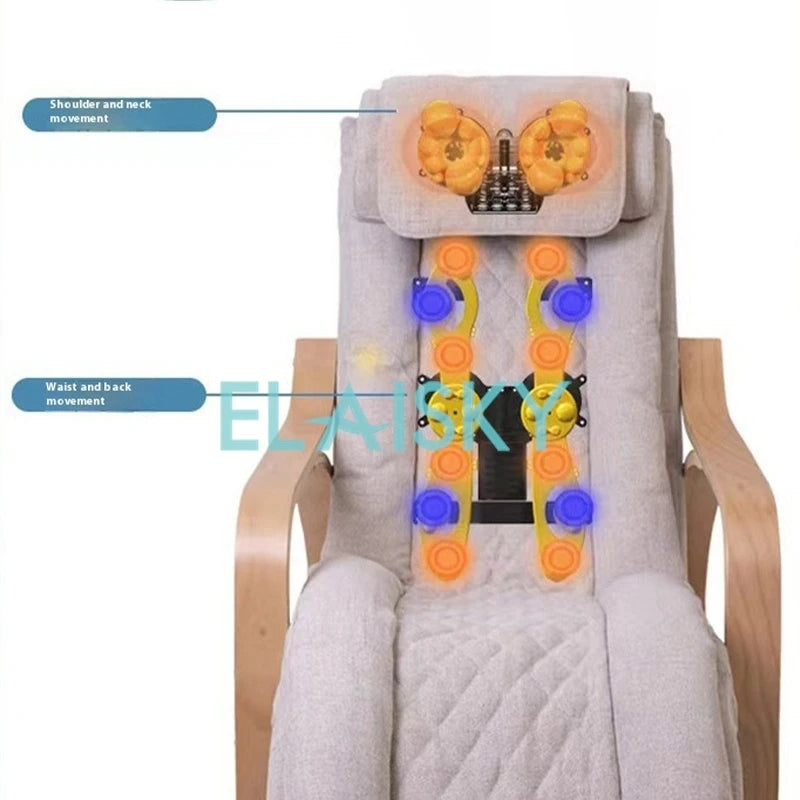 Swing Chair Home Small Electric Massage Sofa Automatic Office Lunch Break Intelligent Massager Full Body Massage Chair for Relax