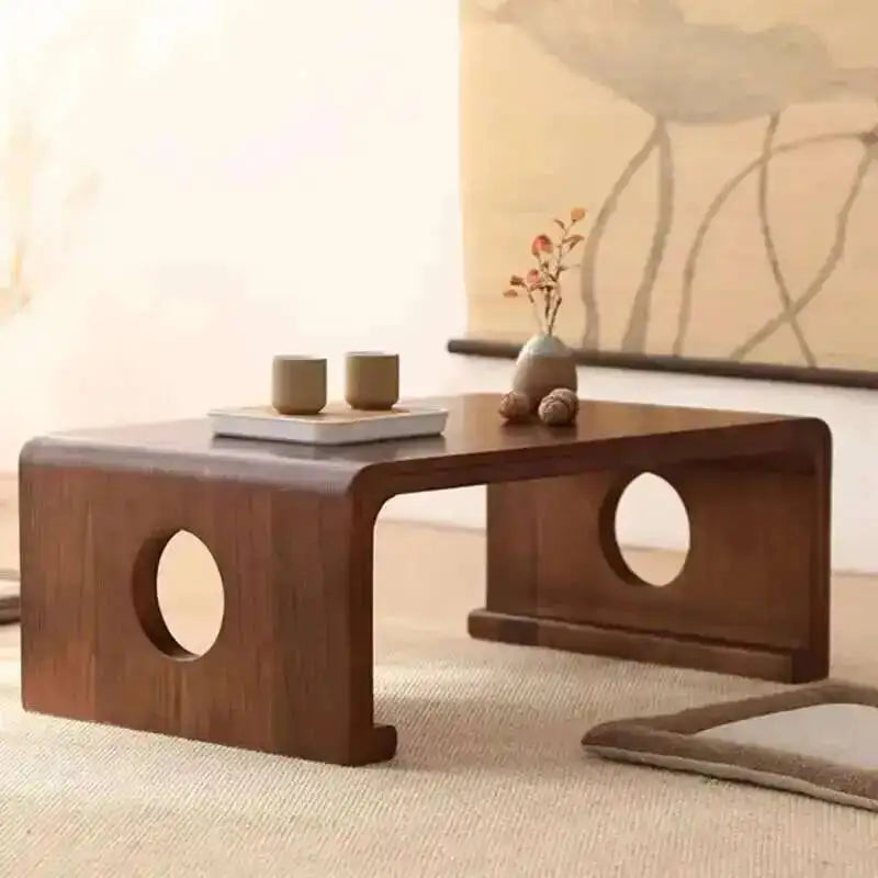 Designer Wood Coffee Table Small Modern Decoration Books Side Table Simple Aesthetic Mini Mesas Bajas Chinese Style Furniture