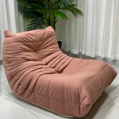 Single Seated Foam Sofa Armless Floor Sofa Lazy Couch Living Room Bedroom Balcony Leisure Chair Reading Chair Fireside Chair