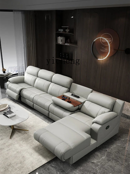 LSL Space Smart Cabin Living Room Multi-family Combination Multifunctional Electric Leather Sofa