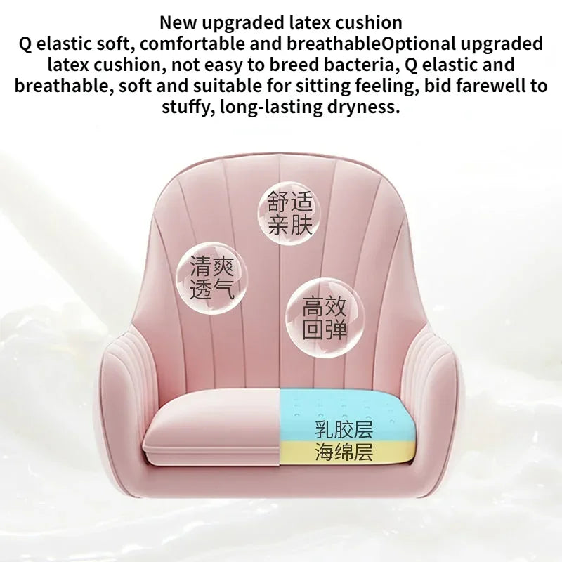 Chair Home Backrest Comfortable Long-Sitting Office Chair College Student Girl Dormitory Study Chairs Makeup Chair Computer
