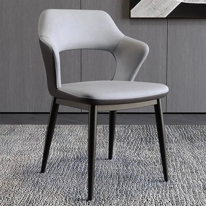 Kitchen Wooden Dining Chairs Table Individual Soft Relaxing Desk Leather Living Room Dining Chairs Home Sandalyeler Furniture