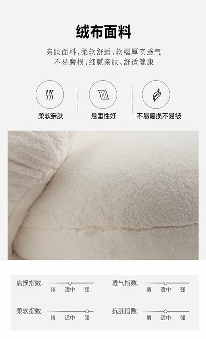 Large Rocking Living Room Chair Recliner White Comfortable Modern Chair Nordic Luxury Fluffy Mecedoras De Adultos Home Furniture
