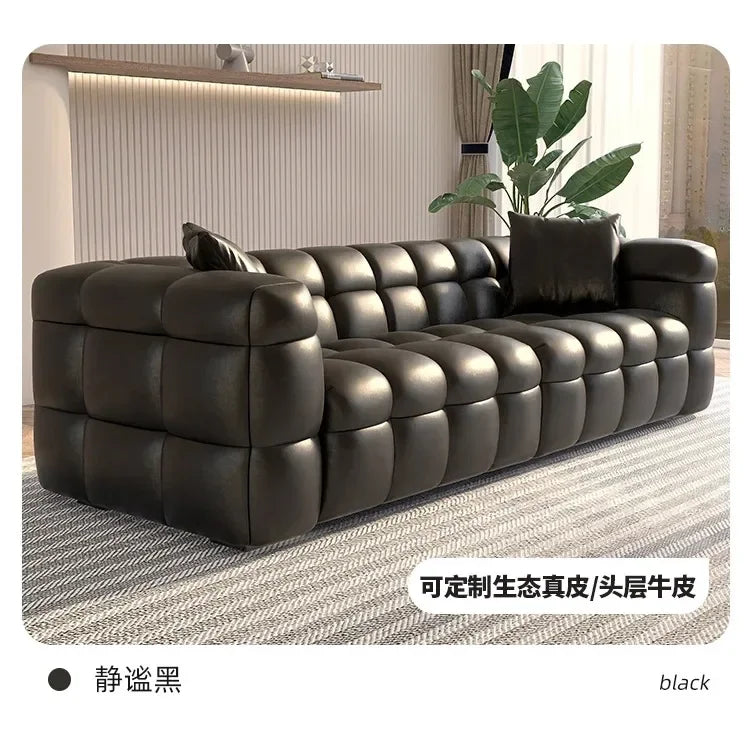 Classic Family Living Room Sofa Nordic Minimalist Comfortable Lounge