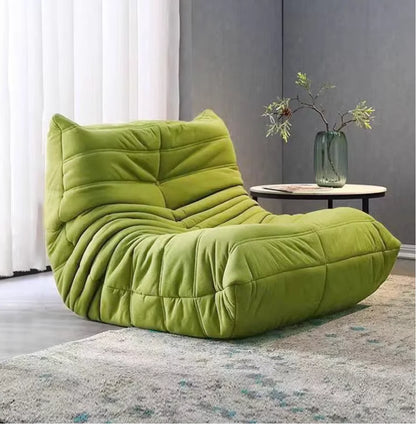 Caterpillar lazy sofa living room can sleep small apartment balcony can lie single sofa chair Internet celebrity tatami double