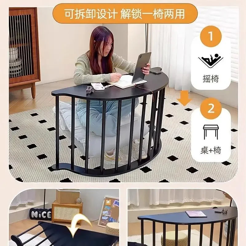 Rocking chair banana sofa recliner, rocking multi-function