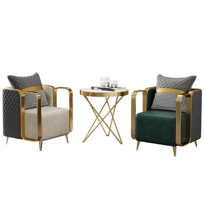 Living Room Single Sofa Dining Chair Victoria Relax Armchair Voven Upholstered Replacement Chairs Booster Nordic Floor Furniture