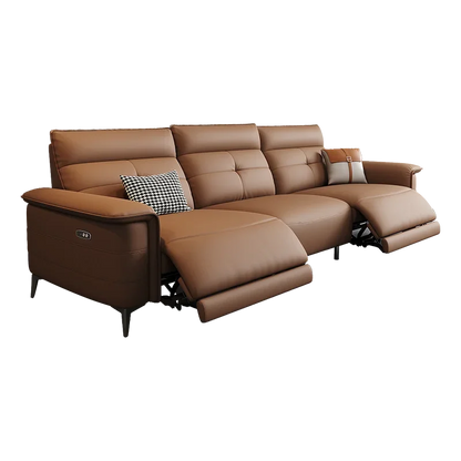 Vintage European Reclining Sofa Leather Office Designer Italiano Couch Adjustable Height Adults Sofa Inflavel Indoor Furniture