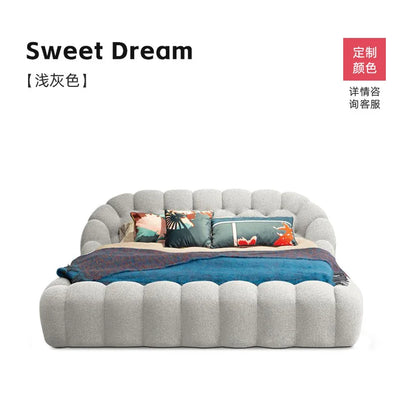 Lounge Clear Bed Decoration Beauty Room Decor Large Size European Sun Sleeping Bed Safe Letto Matrimoniale Trendy Furniture