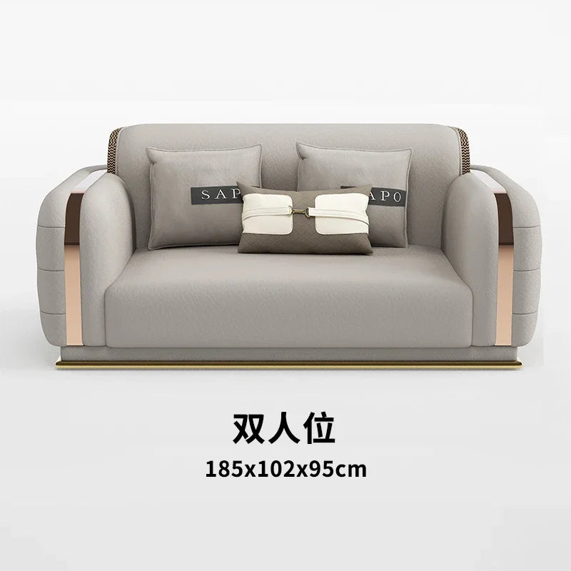 Style Double Lazy Sofas Simple Europe Fillers Choice Living Room Sofa Nordic Loveseat Designer Wohnzimmer Sofas Home Furniture