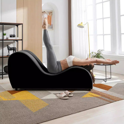 Hotel Bedroom Couple Lounge Chaise Sofa, Casual Reclining Love Seat, Modern Intimacy Chair for Couples