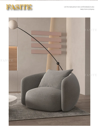 Premium Italian Banana Sofa Minimalist Shaped Sofa Living Room Simple Modern Arc Cashew Sofa