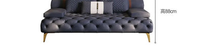 Italian Genuine Leather Sofas Sectional Modern Luxry Designer Loveseat Sofa 3 Piece Set Woonkamerbanken Living Room Furniture