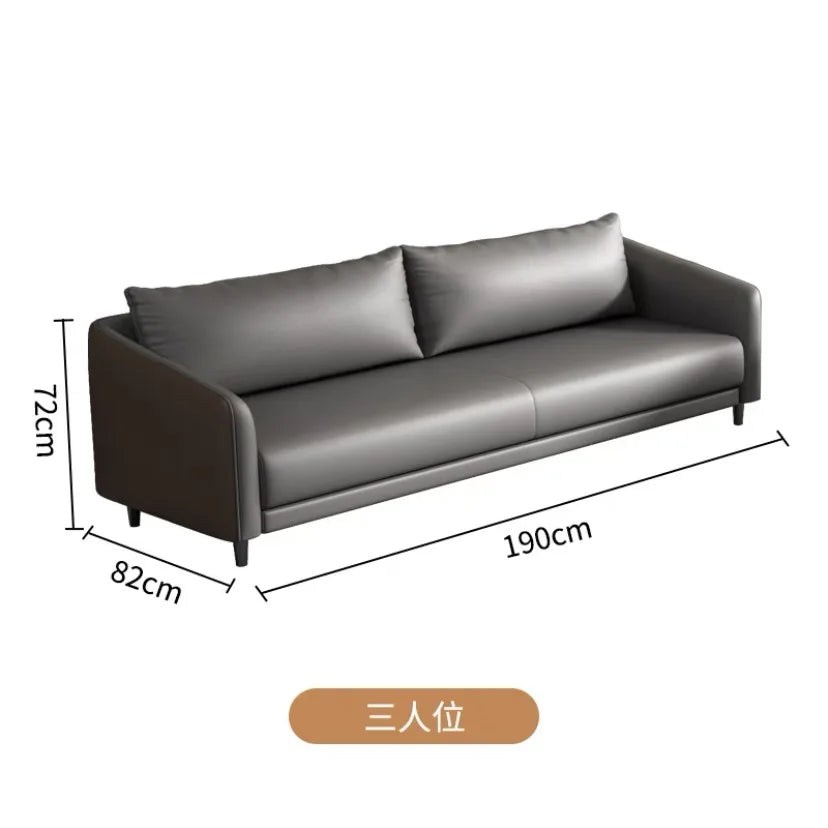 Office Sofa Modern Meeting Guests Business Reception Negotiation Leisure Area Modern Leather Sofa Coffee Table Combination Set
