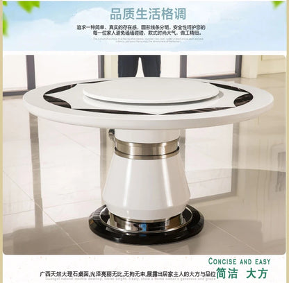 Side Round Dining Table Console Center Luxury Lounge Portable Dining Table Service Bistro Mesas De Jantar Living Room Furniture