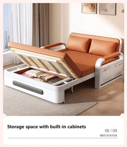 Fresh foldable home sofa fold bed furniture sofa set living room furniture minimalist sofa bed foldable lazy