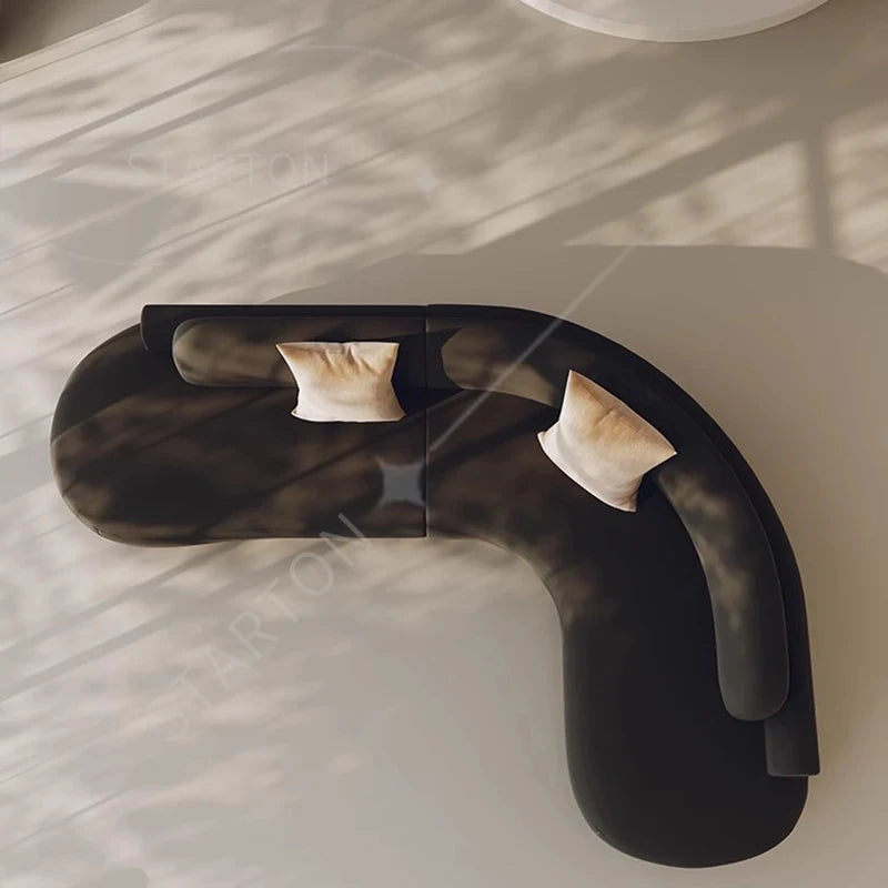 White Minimalist Comfortable Large Size Living Room Sofas Terrace Furniture