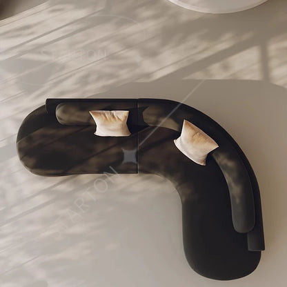 White Minimalist Comfortable Large Size Living Room Sofas Terrace Furniture