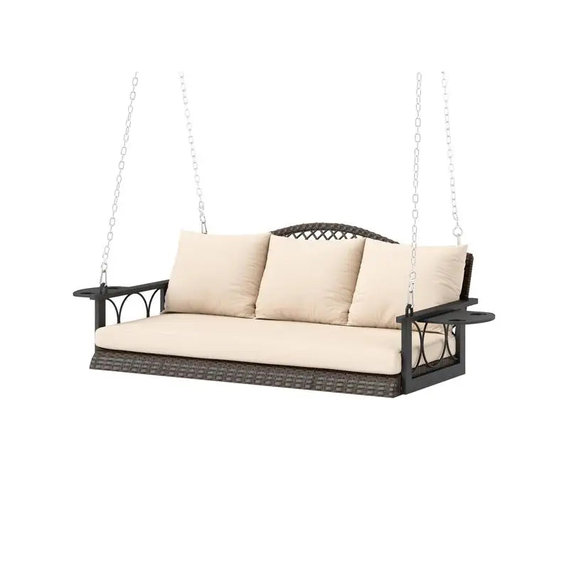 Outdoor Swing Frame Set for Garden, Playground, or Backyard Use - Durable and Comfortable Design for Kids and Adults. Ideal for