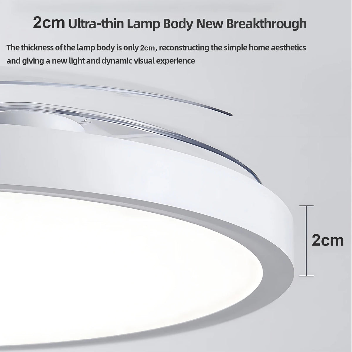 Modern Ceiling Fan Sealing Fan Led Lighting Silent Invisible Blade Lamps Suitable for Living Room Dining Room Study Kitchen