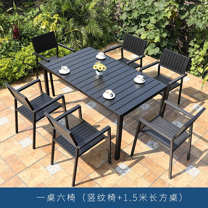 Outdoor parasol, villa cafe, milk tea shop, open-air dining bar, central column umbrella
