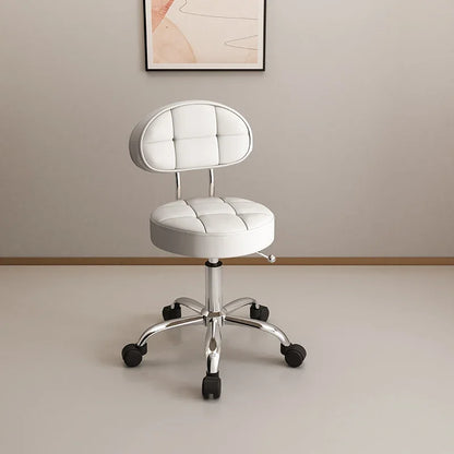 Professional Beauty Salon Chairs Backrest Barber Pedicure Chair Lifting Manicure Hairdresser Hair Salons Wheel Stool Furniture
