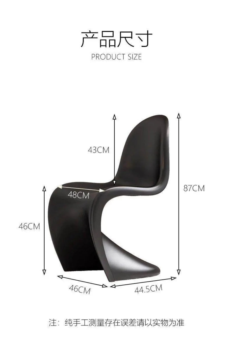 Acrylic transparent chair simple household light luxury high-end dining table chair makeup chair Pan Dong chair