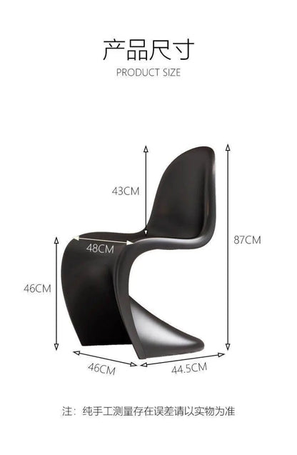Acrylic transparent chair simple household light luxury high-end dining table chair makeup chair Pan Dong chair