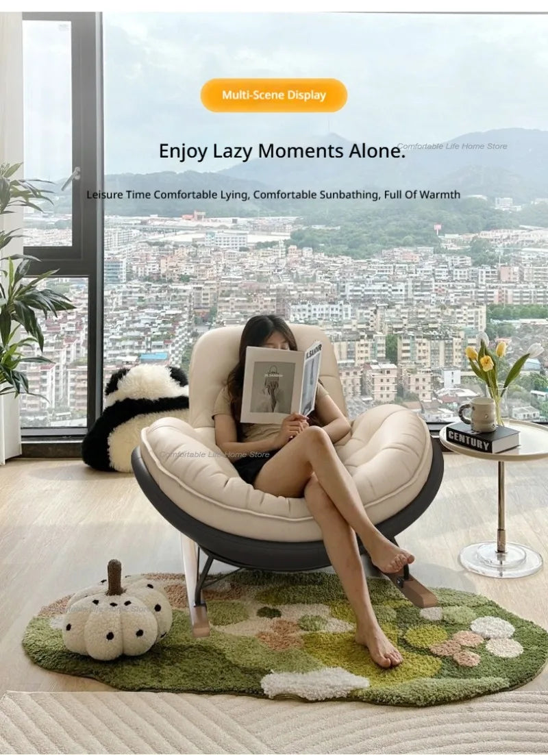 Simplicity Vanity Chaise Lounge Luxury Leisure Modern Suede Chaise Lounge Comfort Ergonomics Living Room Furniture Taburete Lsyy