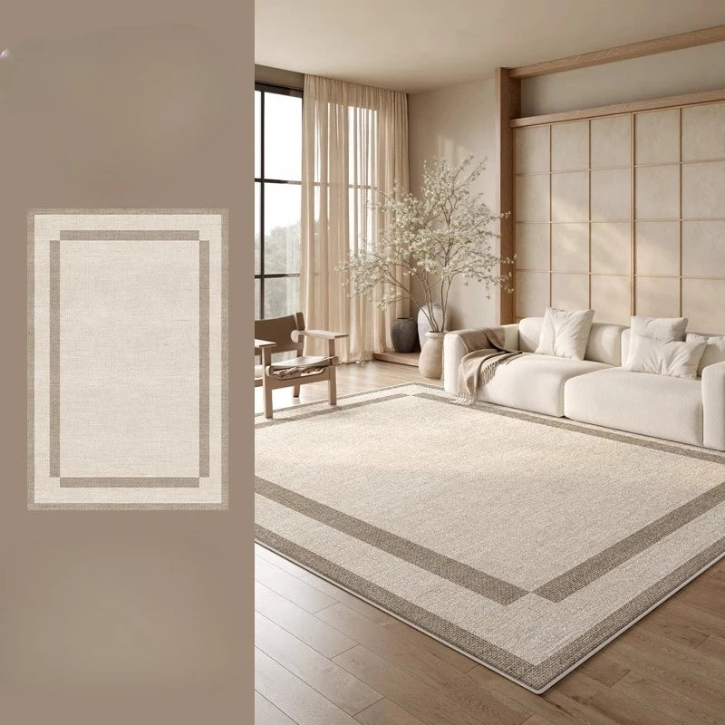 Cream Style Rugs for Bedroom Fluffy Soft Soft Rug Large Area Living Room Decoration Washable Carpet Thick Plush Lounge Floor Mat