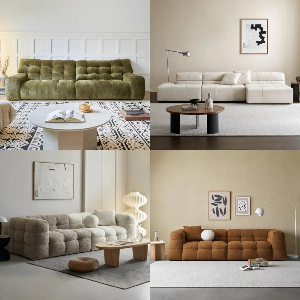 Home Living Room Sofas Good Color Fastness Anti-wear Fabric Sectional Sofa Free Combination Office Reception Modular Sofa Set