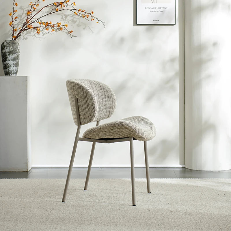 Clear Lounge Dining Chairs Comfortable Bedroom Vanity Dining Chairs Replica Mobile Sillas Para Comedor Postmodern Furniture