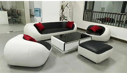Nordic Accent Living Room Sofas Lazy Couch Leather Luxury Gaming Sofas Designer Decor Relaxing Divano Lounge Suite Furniture