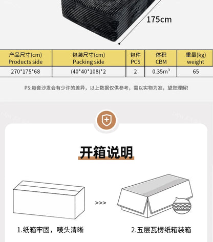 AR Home Furniture Living Room Fabric Compressed Sofa Lounge Daybed L Shape Bedroom Sofa Bed Couch Recliner Divano Da Soggiorno