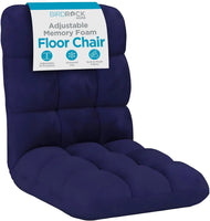 Adjustable Memory Foam Floor Chair,Ideal for Gaming, Reading, Meditation - Comfortable and Versatile - Comfy Foldable Floor Seat