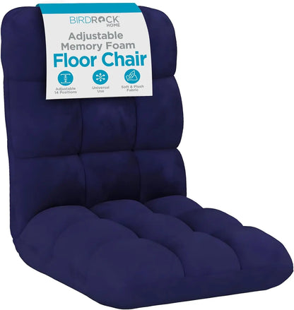 Adjustable Memory Foam Floor Chair,Ideal for Gaming, Reading, Meditation - Comfortable and Versatile - Comfy Foldable Floor Seat