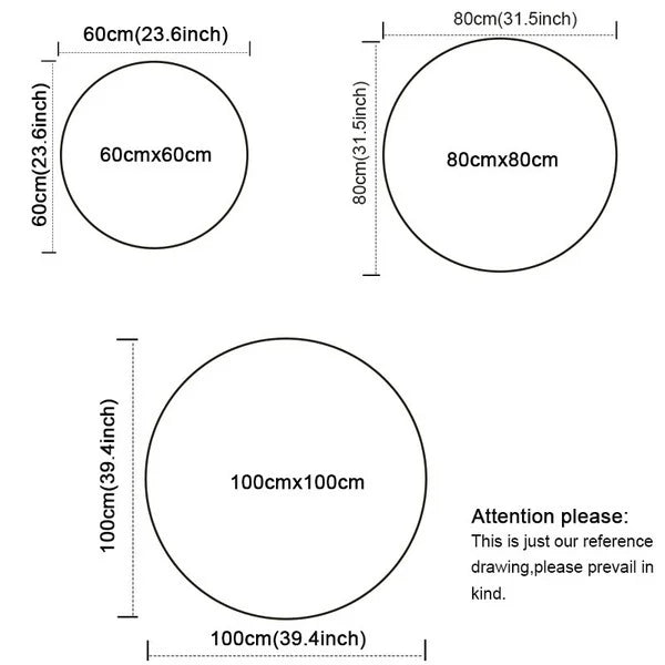 Abstract Round Carpet Living Room Decoration Home Modern Bedroom Decor Carpet Balcony  Washroom Floor Mat  Washable Pet Rugs