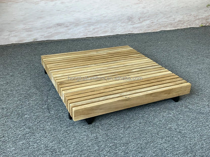 Outdoor Suit All-weather Modern Outdoor Teak Wooden Sofa Patio Furniture Luxury Design Sofa Set For Villa Outdoor Garden