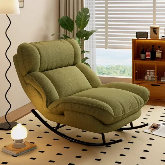 Rocking Chair Lounge Chair Balcony Home Single-Person Relaxation Sofa Living Room Trendy Light Luxury Rocking Chair