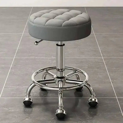 Barber Hairdressing Salon Chairs Gold Beauty Makeup Chair Furniture Office Desk Stool With Wheels Swivel Lifting Round Stools