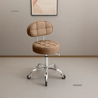 Backrest Pedicure Chair Barber Shop Pulley Hairdressing Chairs Lifting Manicure Stool Design Hair Salons Furniture Barber Chair