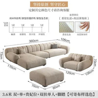 Fabric Living Room Sofas Modern Minimalist Sectional Modular Sofa Elegant Comfortable Canape  De Luxe Nordic Furniture