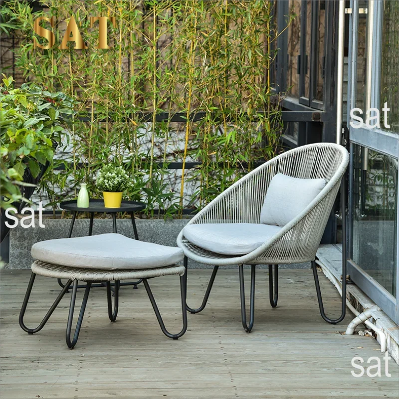 #Modern Aluminum Waterproof  Furniture Comfortable Outdoor Leisure Chair for Hotel Villa Garden from Factory Supply#