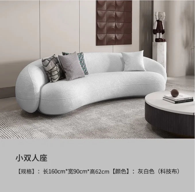 Corner Designer Living Room Sofas White Puffs Cute Relaxing Outdoor Sofa Patio Floor Sofa Garden Air Divano Balcony Furniture